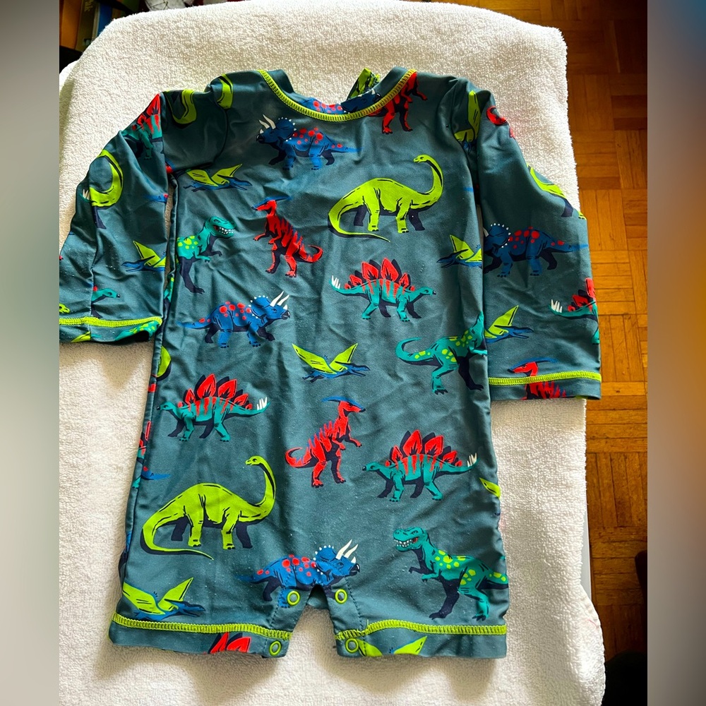 Harley Dinosaur Print Baby Romper size 18-24 mths